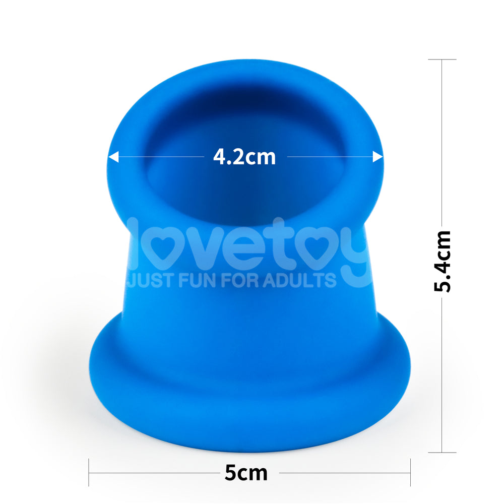 Pinnacle Pro Tapered Squeeze - Blue Ball Stretcher - Naughty by Nature Adult Store