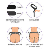 Ingen Easy Strap-On Harness - Black Adjustable (No Probe Included) - Naughty by Nature Adult Store