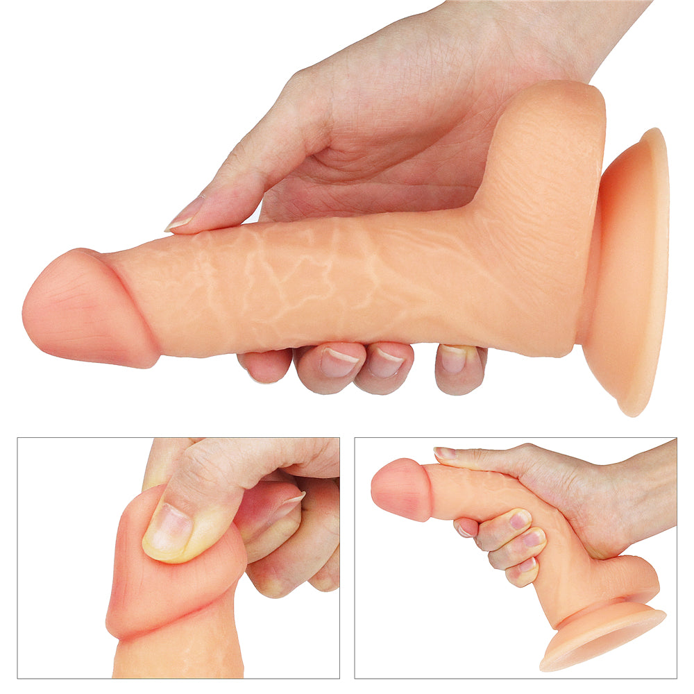 Ingen Vibrating Easy Strap-On Set - Flesh (7'') - Naughty by Nature Adult Store