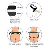 Ingen Vibrating Easy Strap-On Set - Flesh (7'') - Naughty by Nature Adult Store