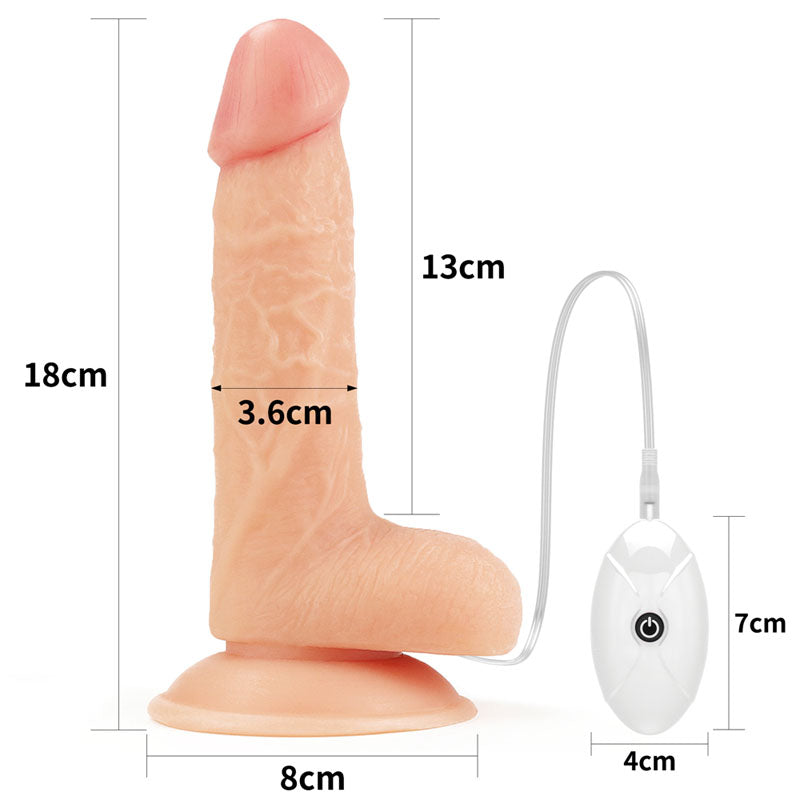 Ingen Vibrating Easy Strap-On Set - Flesh (7'') - Naughty by Nature Adult Store
