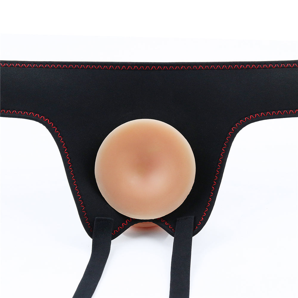 Ingen Vibrating Easy Strap-On Set - Flesh (7'') - Naughty by Nature Adult Store