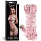 Rebellion Reign Silky Bondage Rope - Pink 10 metre length - Naughty by Nature Adult Store