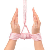 Rebellion Reign Silky Bondage Rope - Pink 10 metre length - Naughty by Nature Adult Store