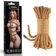 Rebellion Reign Bondage Rope - Natural - 10 metre length - Naughty by Nature Adult Store