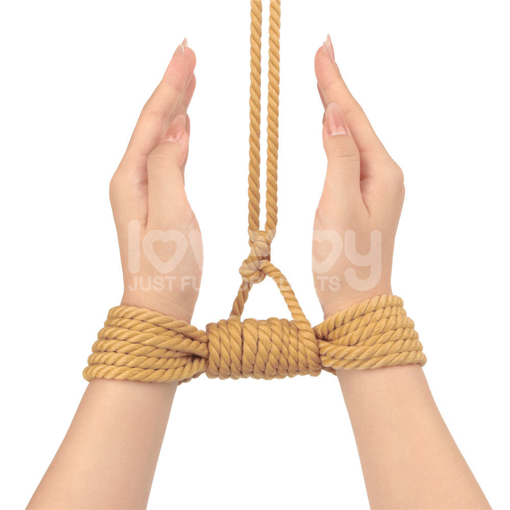 Rebellion Reign Bondage Rope - Natural - 10 metre length - Naughty by Nature Adult Store