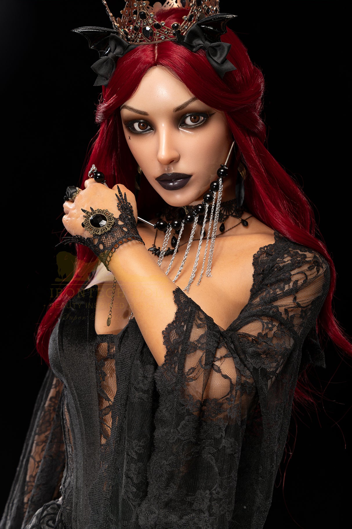 Irontech Red Hair Gothic Sex Doll 169cm S47 Gia