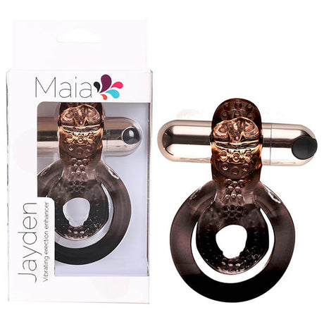 Maia Jayden - Rose Gold USB Rechargeable Vibrating Cock & Ball Rings - Naughty by Nature Adult Store