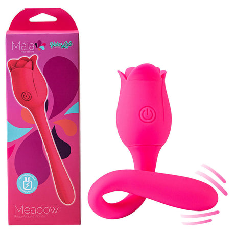 Maia MEADOW - Pink Rechargeable Flower Stimulator - Naughty by Nature Adult Store