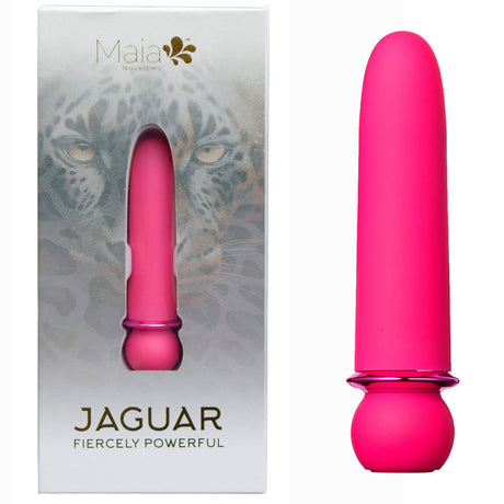 Maia JAGUAR - Pink 10.1 cm USB Rechargeable Bullet - Naughty by Nature Adult Store
