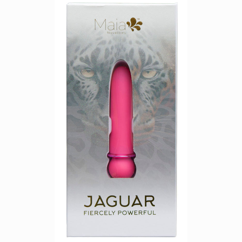 Maia JAGUAR - Pink 10.1 cm USB Rechargeable Bullet - Naughty by Nature Adult Store