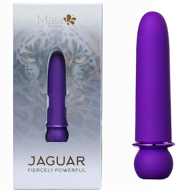 Maia JAGUAR - Purple 10.1 cm USB Rechargeable Bullet - Naughty by Nature Adult Store