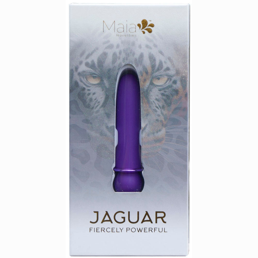 Maia JAGUAR - Purple 10.1 cm USB Rechargeable Bullet - Naughty by Nature Adult Store
