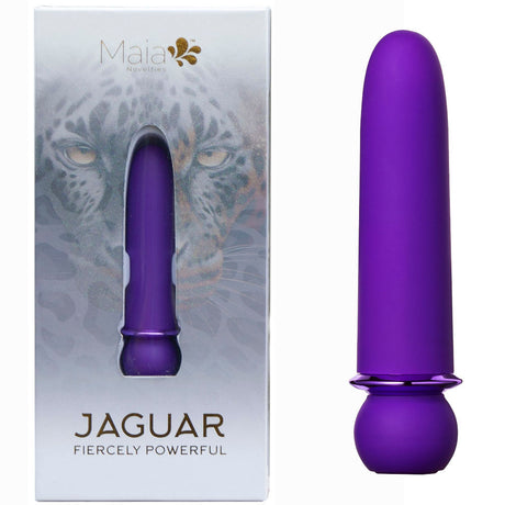 Maia JAGUAR - Purple 10.1 cm USB Rechargeable Bullet - Naughty by Nature Adult Store