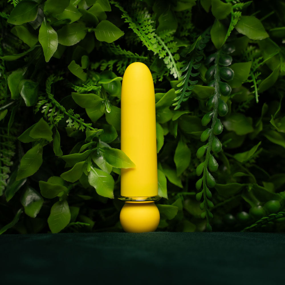 Maia JAGUAR  - Yellow 10.1 cm USB Rechargeable Bullet - Naughty by Nature Adult Store