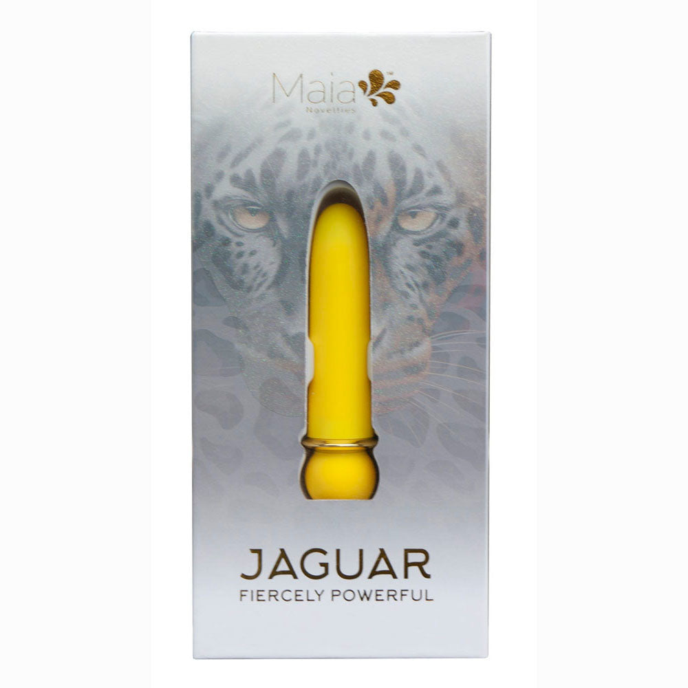 Maia JAGUAR  - Yellow 10.1 cm USB Rechargeable Bullet - Naughty by Nature Adult Store