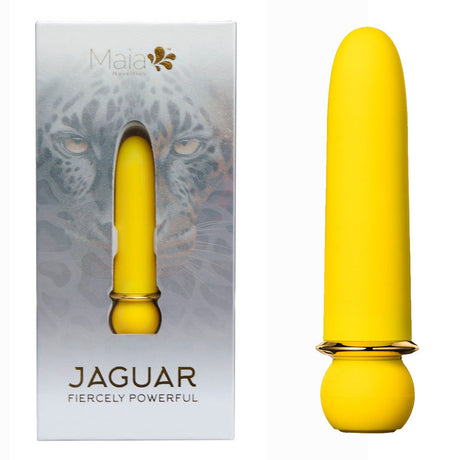 Maia JAGUAR  - Yellow 10.1 cm USB Rechargeable Bullet - Naughty by Nature Adult Store