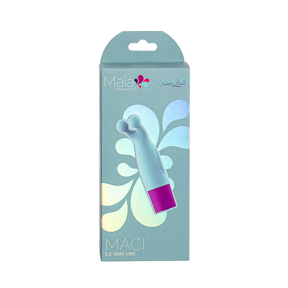 Maia MACI - Light Blue 8.9 cm USB Rechargeable Bullet - Naughty by Nature Adult Store