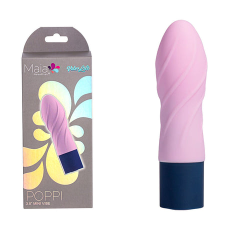 Maia POPPI - Light Pink USB Rechargeable Bullet - Naughty by Nature Adult Store