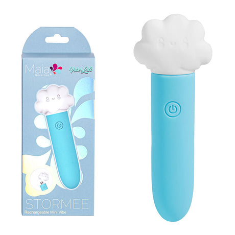 Maia STORMEE - Blue 11.1 cm USB Rechargeable Bullet - Naughty by Nature Adult Store