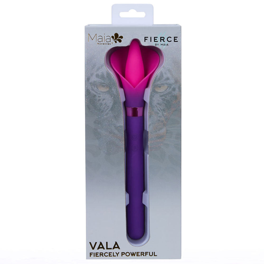 Maia VALA - Purple/Pink 22.2 cm Flower Vibrator