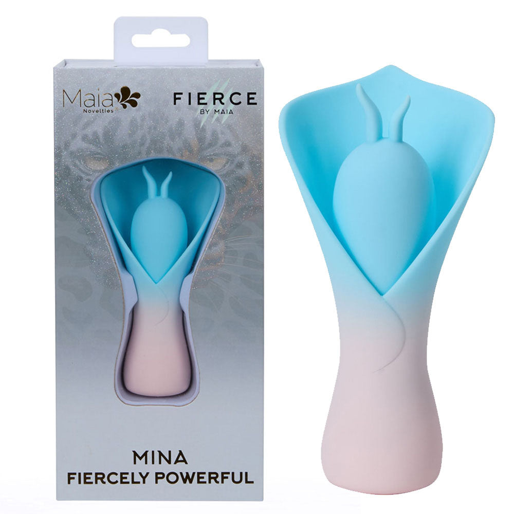 Maia MINA - Blue - Fluttering Flower Stimulator
