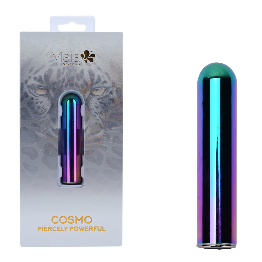 Maia Cosmo Metallic Coloured Eight Point Nine Centimetre USB Rechargeable Bullet