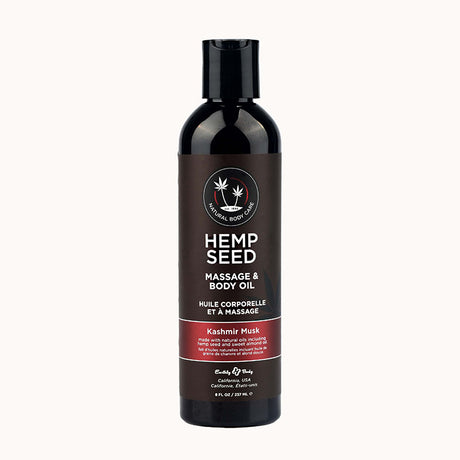 Hemp Seed Massage & Body Oil -  (Brandy, Magnolia & Vanilla Musk) - Naughty by Nature Adult Store