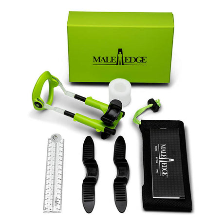 MaleEdge Extra Kit - Penis Enlarger Kit in Green Case - Naughty by Nature Adult Store