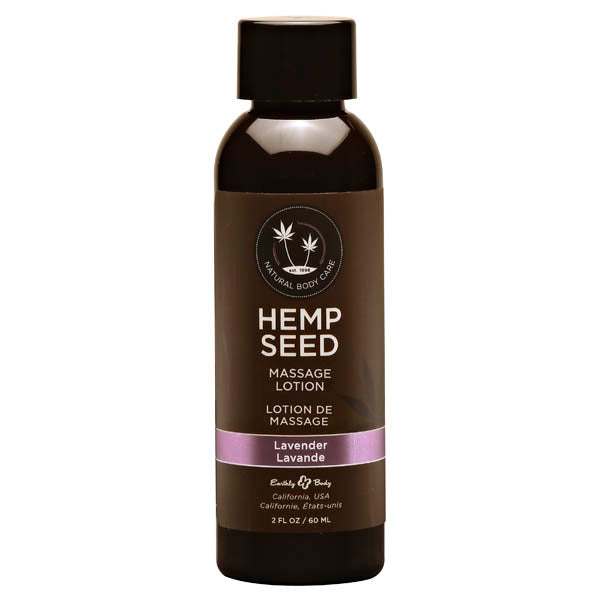 Hemp Seed Massage Lotion - Lavender Scented - Naughty by Nature Adult Store