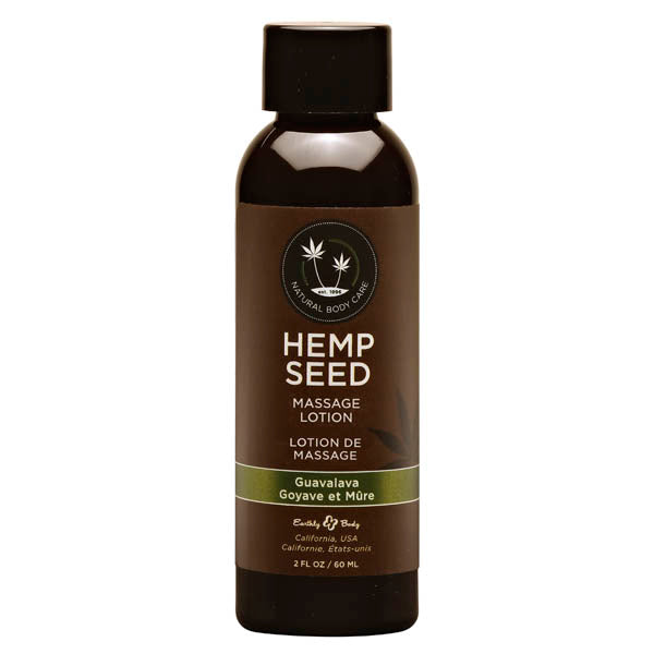 Hemp Seed Massage Lotion - (Guava & Blackberry) Scented - Naughty by Nature Adult Store