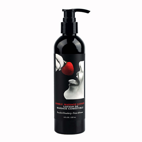Edible - Strawberry Flavoured Massage Lotion - Naughty by Nature Adult Store