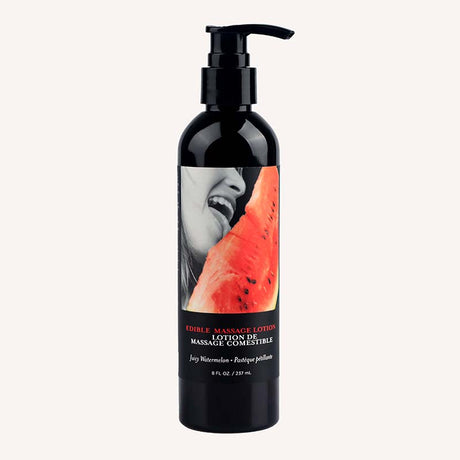 Edible Massage Lotion - Watermelon Flavoured Massage Lotion - Naughty by Nature Adult Store