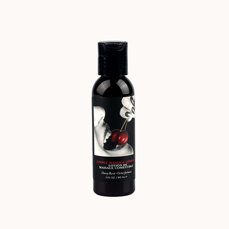 Edible Massage Lotion - Cherry Flavoured Massage Lotion - Naughty by Nature Adult Store