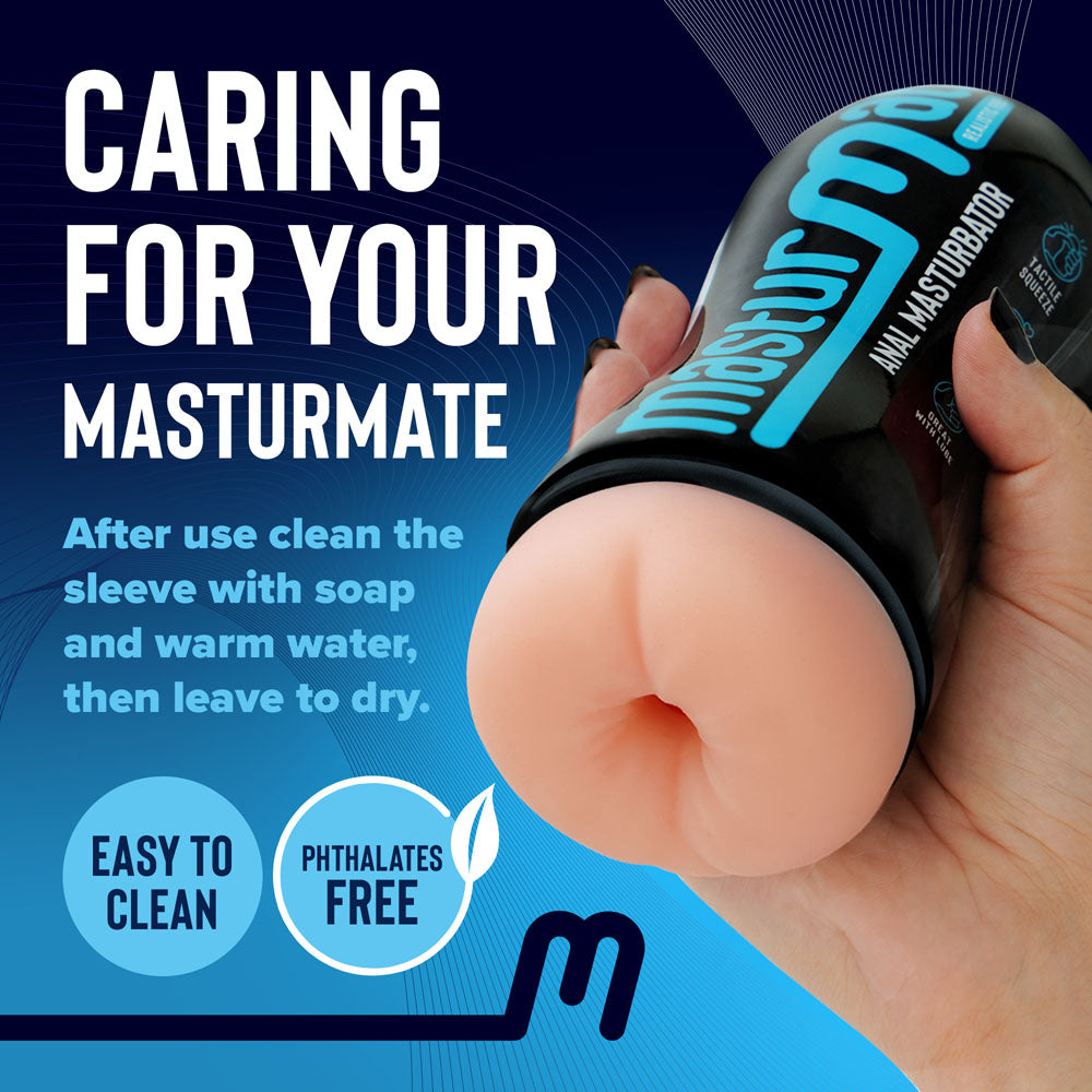 Masturmate - Butt - Cream - Flesh Anal Stroker - Naughty by Nature Adult Store