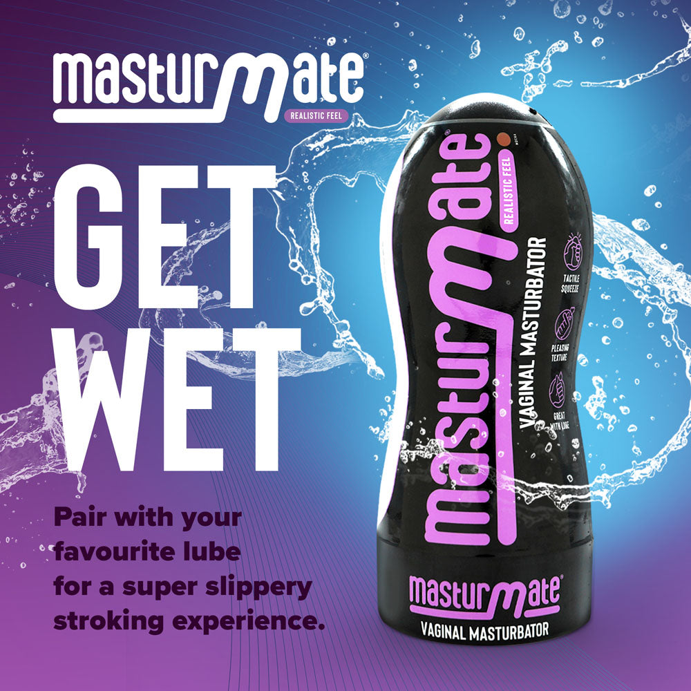 Masturmate - Vagina - Mocha - Brown Vagina Stroker - Naughty by Nature Adult Store
