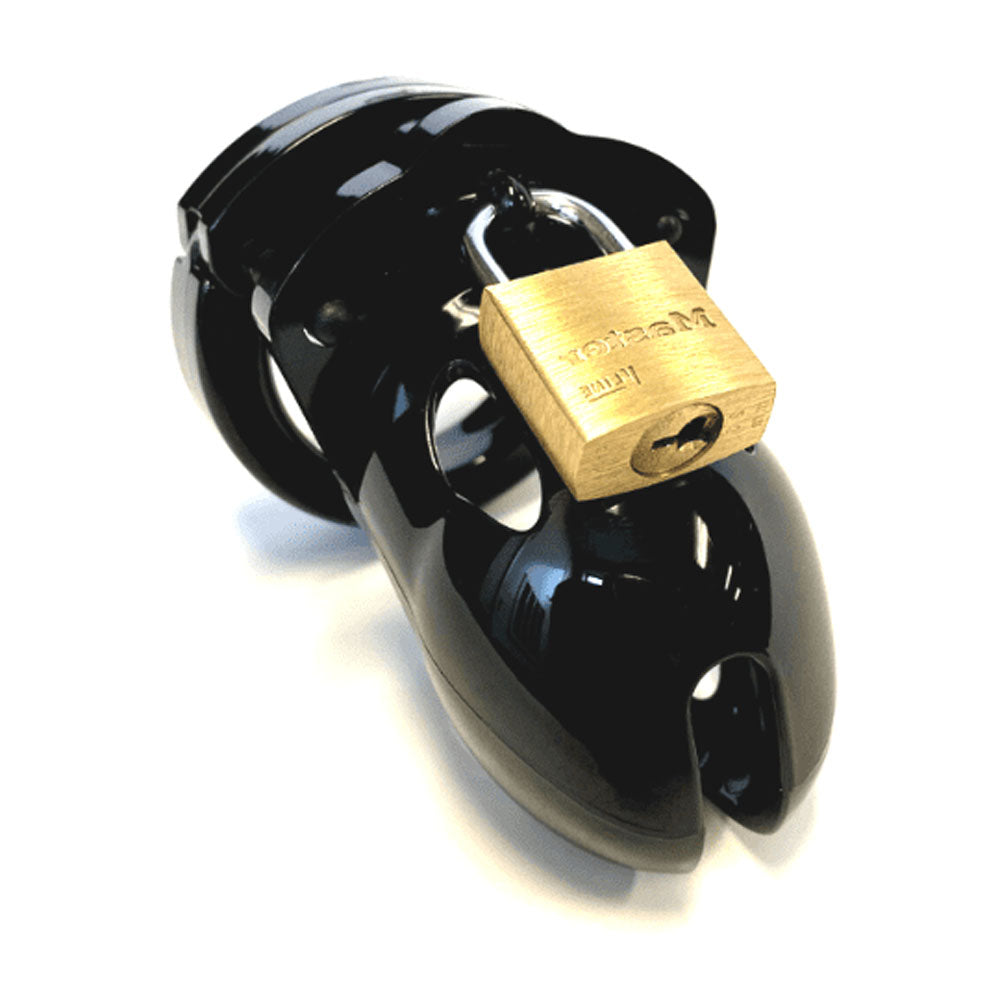 Mr. Stubb Chastity Black 1.75 Inch Cock Cage Kit