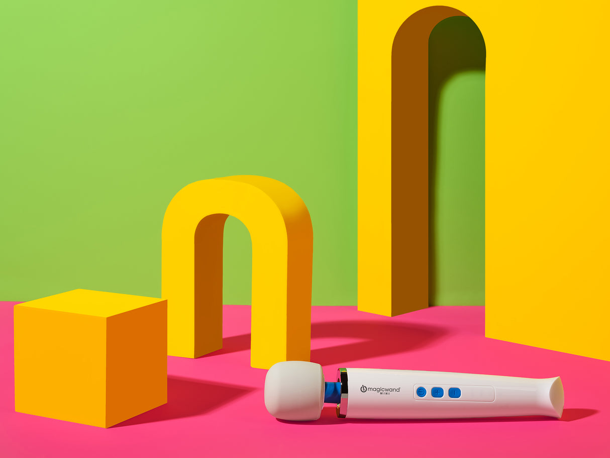 Magic Wand Mini - White Rechargeable Massage Wand - Naughty by Nature Adult Store