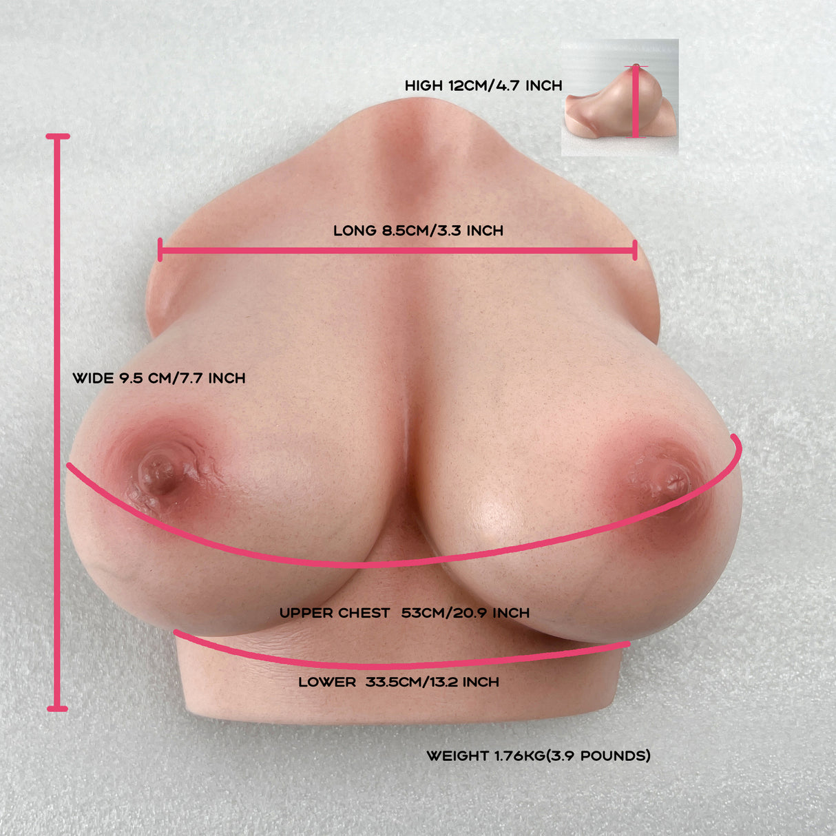 Mammary Intercourse Silicone Sex Torso Si-B-53 | ⭐️CLM(Climax Doll) Pro⭐️