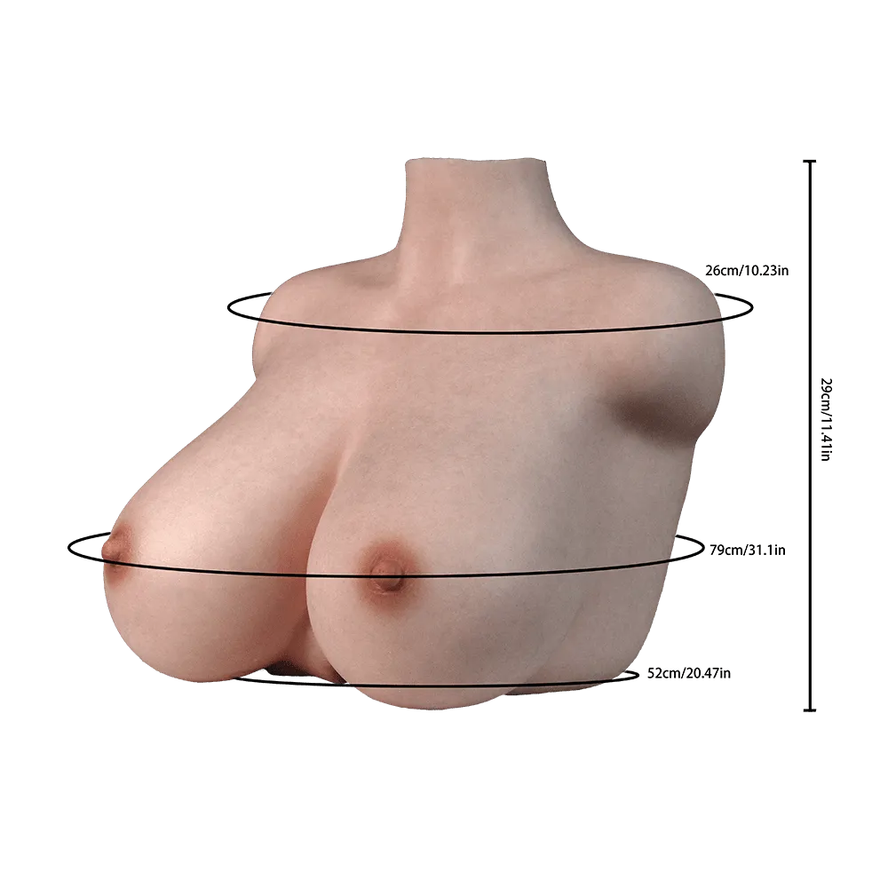 Muse II Breast Sex Toy with Vagina Tunnel Silicone