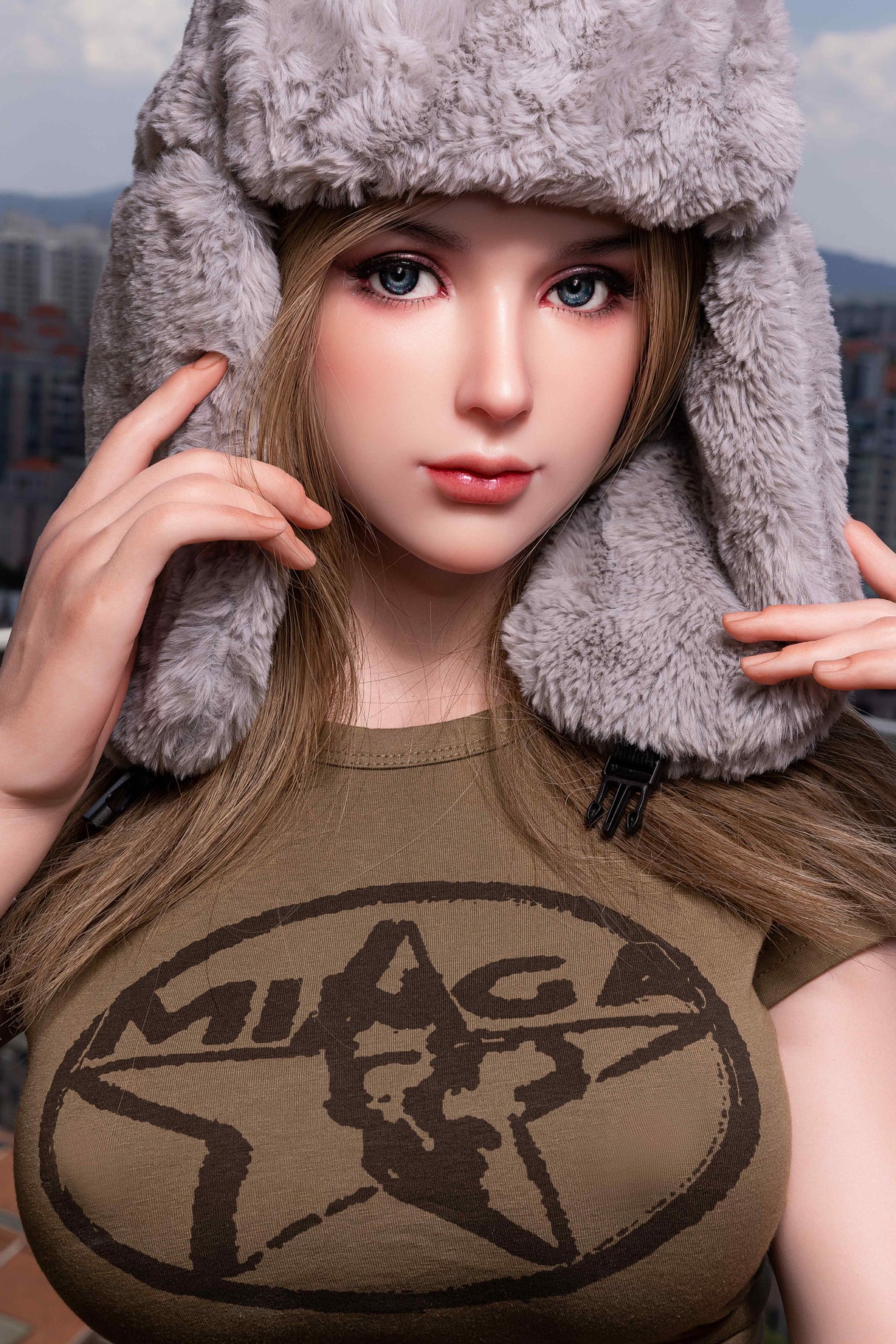 L-32 Realistic Silicone Full Size Sex Doll With Soft Skin Texture