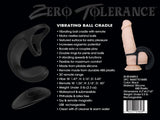 Zero Tolerance Vibrating Ball Cradle - Black USB Rechargeable Vibrating Cock Ring - Naughty by Nature Adult Store