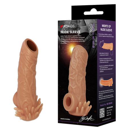Kokos Nude Sleeve 5 - Flesh Penis Extension Sleeve - Naughty by Nature Adult Store