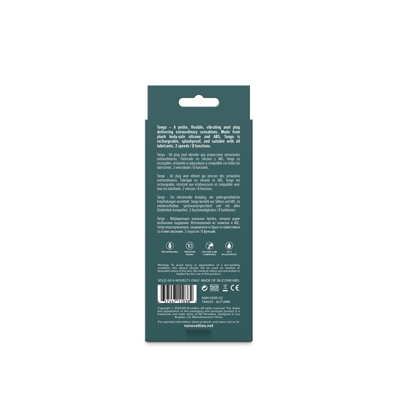 Lust-n-Dreams - Tango - Autumn Vibrating Butt Plug