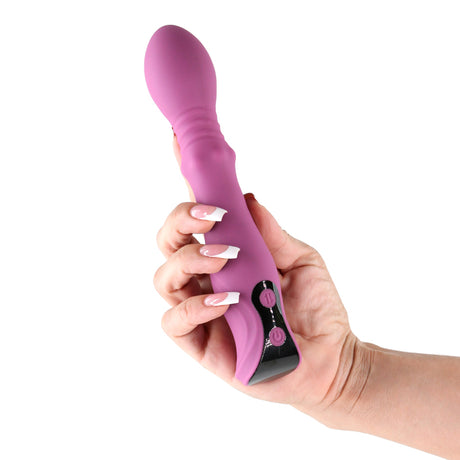 Lust-n-Dreams - Cadence Blush Thrusting & Sliding Vibrator