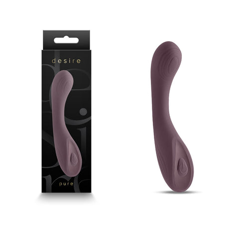 Desire - Pure - Purple - Purple 13.7 cm USB Rechargeable Vibrator - Naughty by Nature Adult Store