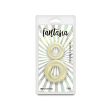 Fantasia - Double Stack - Amber Cock Rings - Set of 2 Sizes