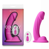 Colours Curve - Vibrating 6'' Dildo - Vibrating Dildo with Wireless Remote