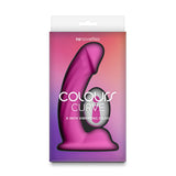 Colours Curve - Vibrating 6'' Dildo - Vibrating Dildo with Wireless Remote