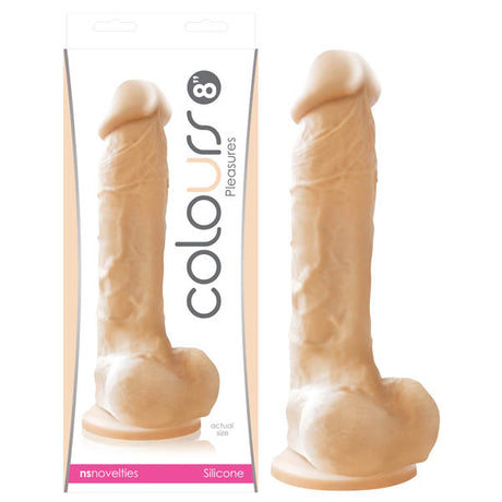 Colours - Pleasures - Flesh 20.3 cm (8'') Dong - Naughty by Nature Adult Store